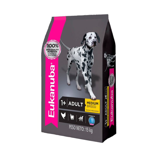 Alimento Eukanuba Adult Medium Breed 15 Kg