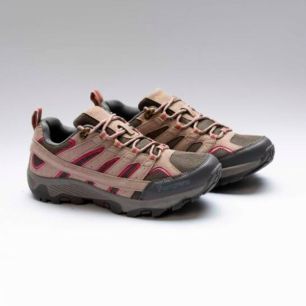 Zapato Pampero Trekker Beige/Rojo