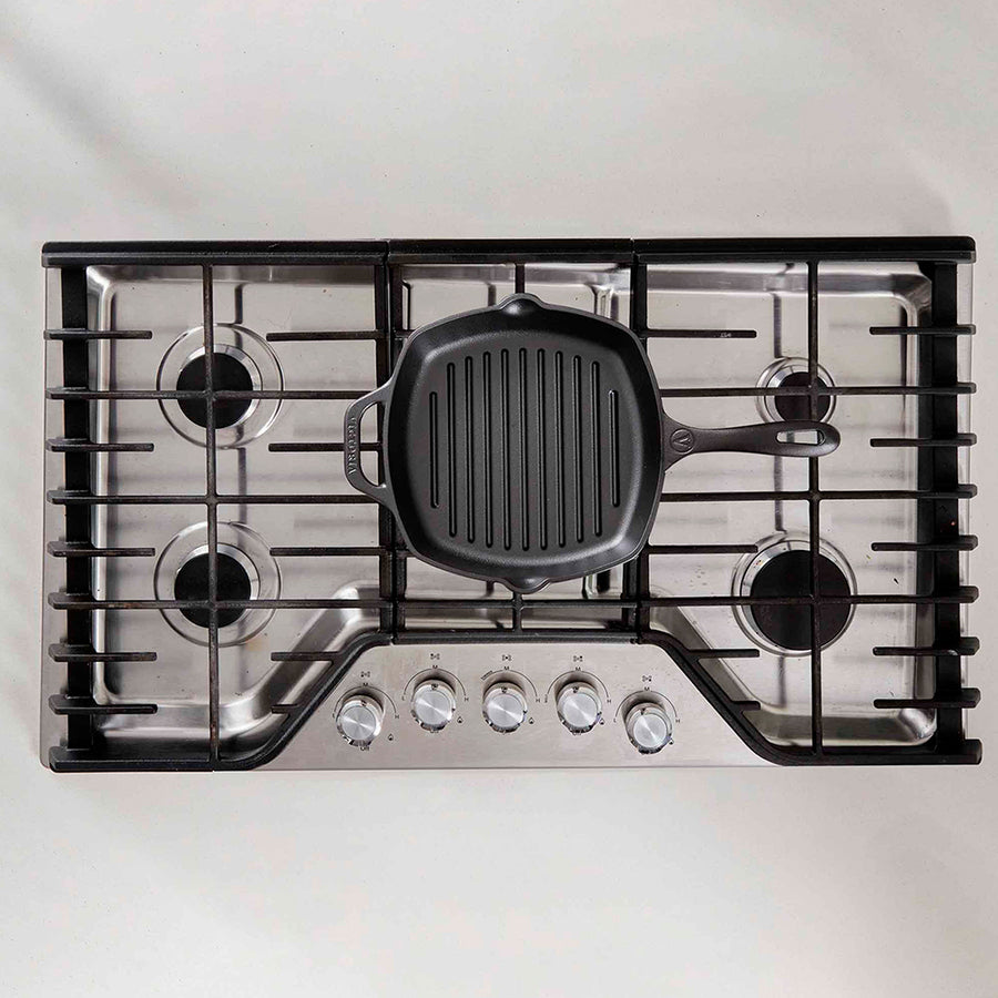 Plancha Hierro Curado C/Venas 25x25cm Victoria