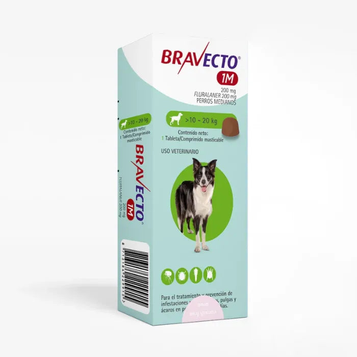 Pastilla Bravecto Mensual