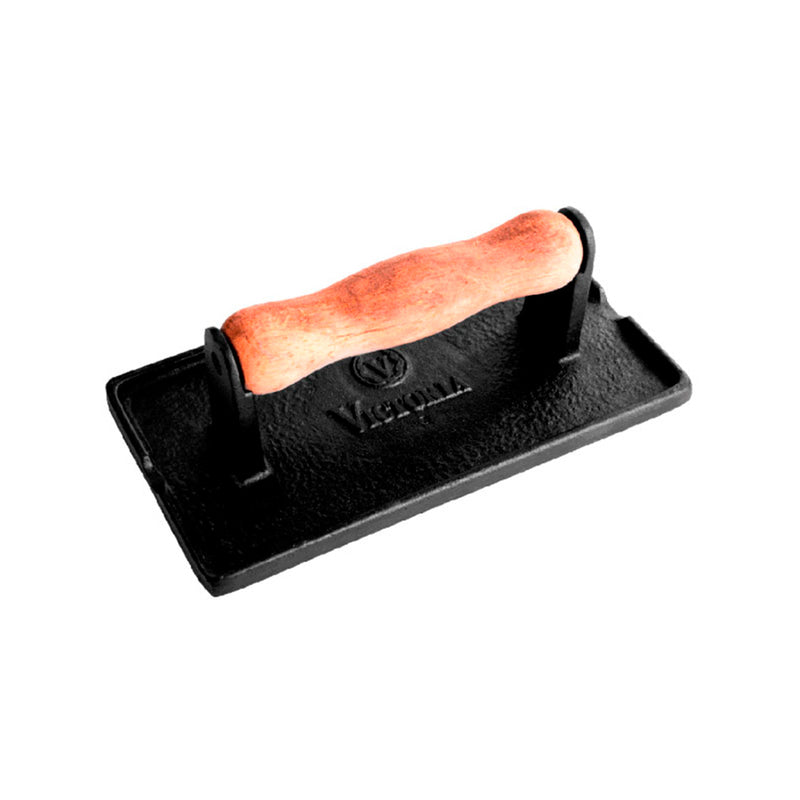 Prensa para Carne Hierro Fundido Esmaltado 11x21cm Victoria