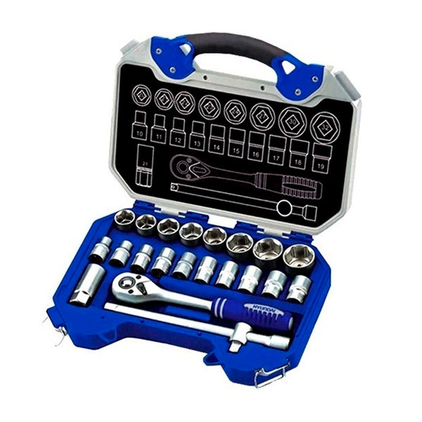 Juego de Dados con Maletín Hyundai (1/2) 22 Piezas