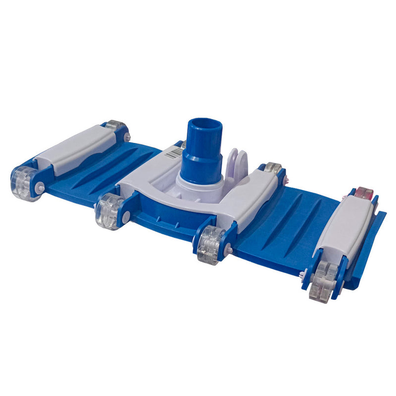 Aspirador para Piscina 8 Ruedas Flexible Conexión Giratoria