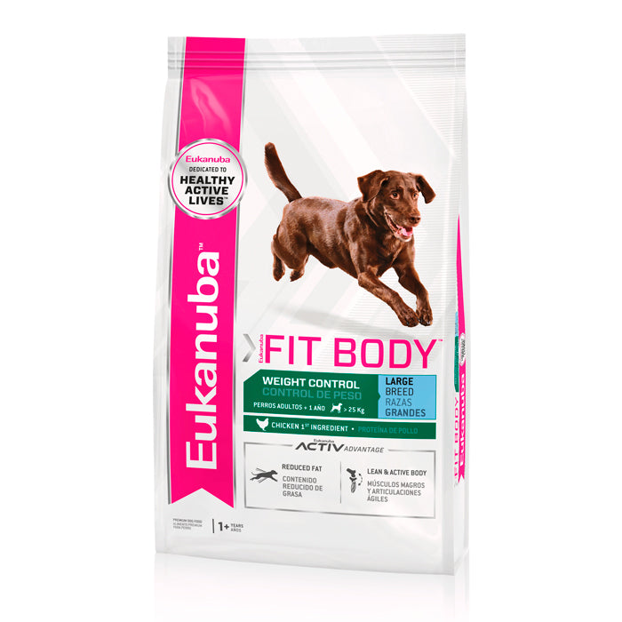 Alimento Eukanuba Fit Body WC Large 3 Kg