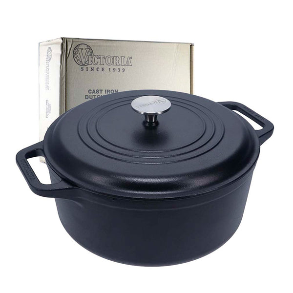 Olla Hierro Curado 6L/26Cm C/Asas Victoria