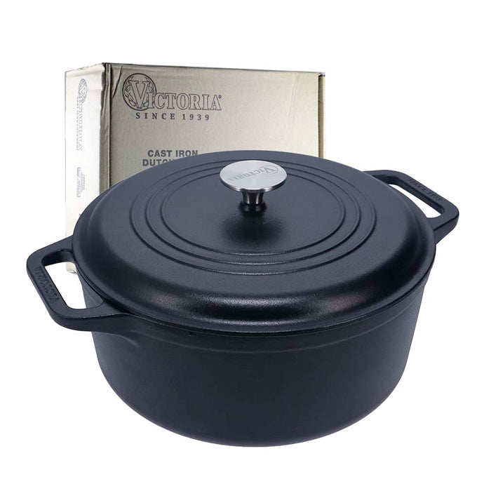 Olla Hierro Curado 6L/26Cm C/Asas Victoria