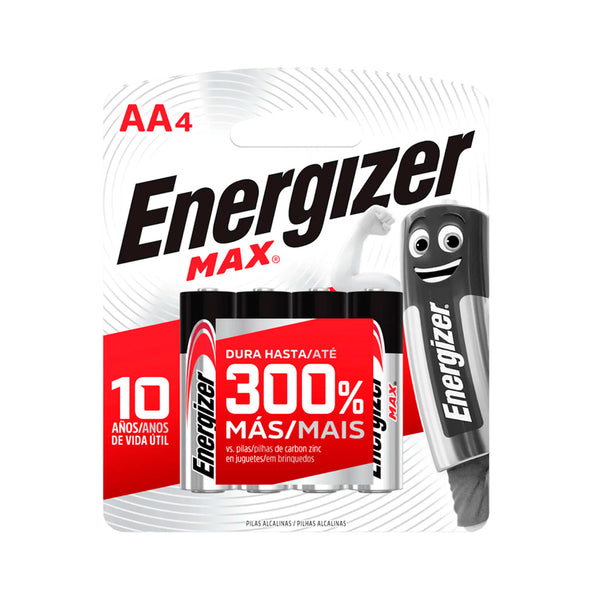 Pilas Energizer Alcalina AA X 4