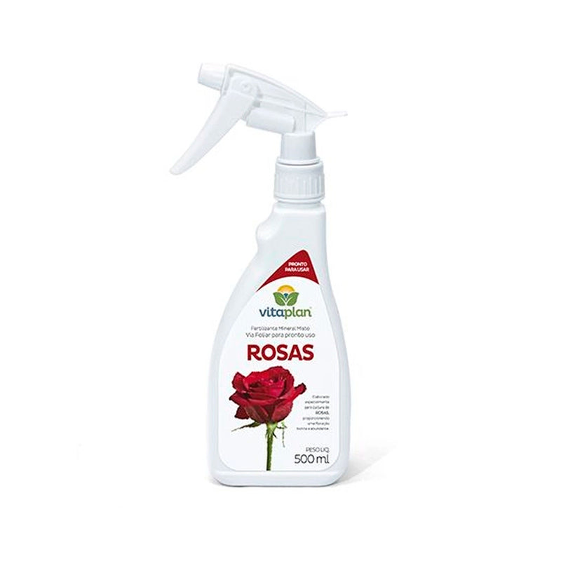 Fertilizante Vitaplan Rosas con Pulverizador 500 ml