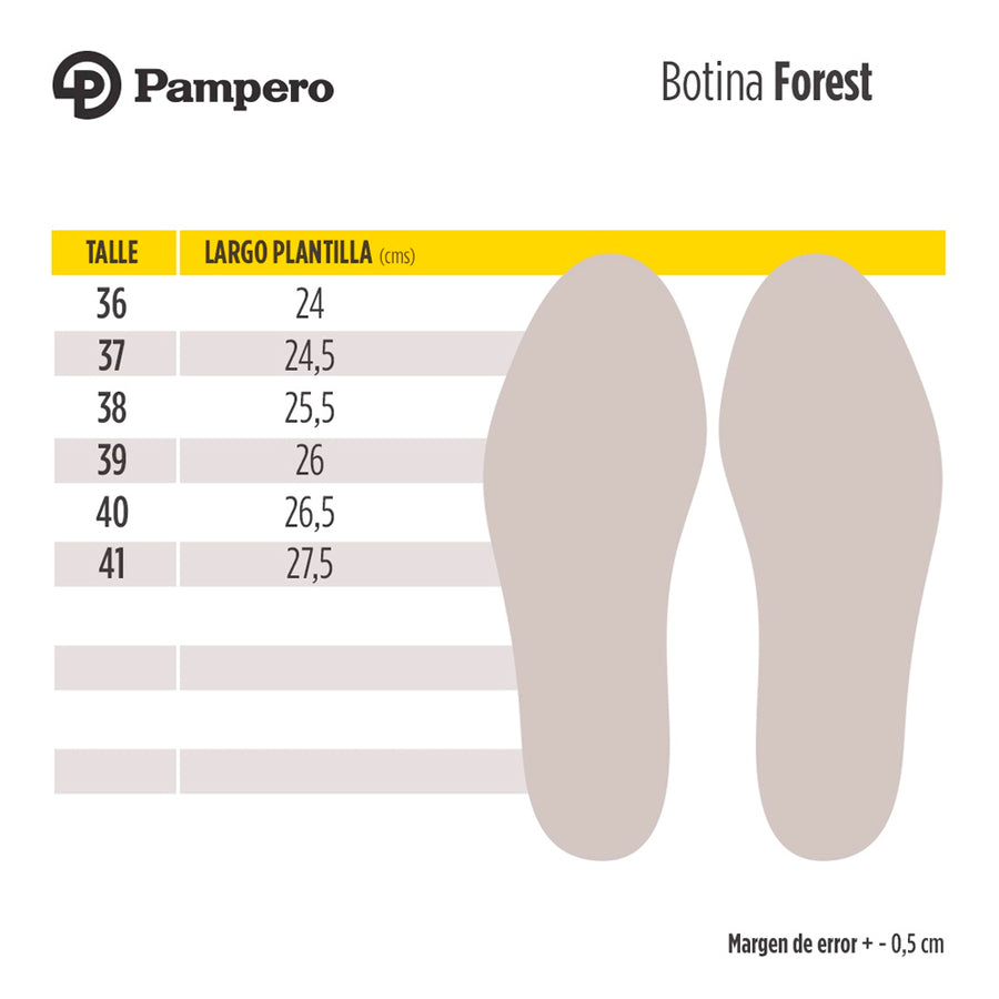 Botina Pampero Forest Oliva/Beige