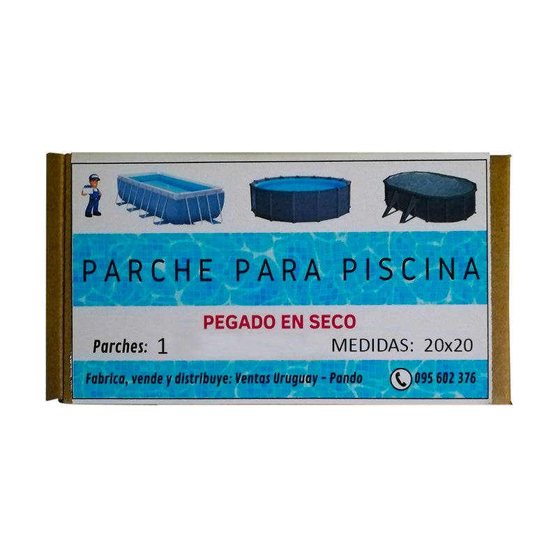 Parches para Piscina 20x20 Seco ( 1 Parche)