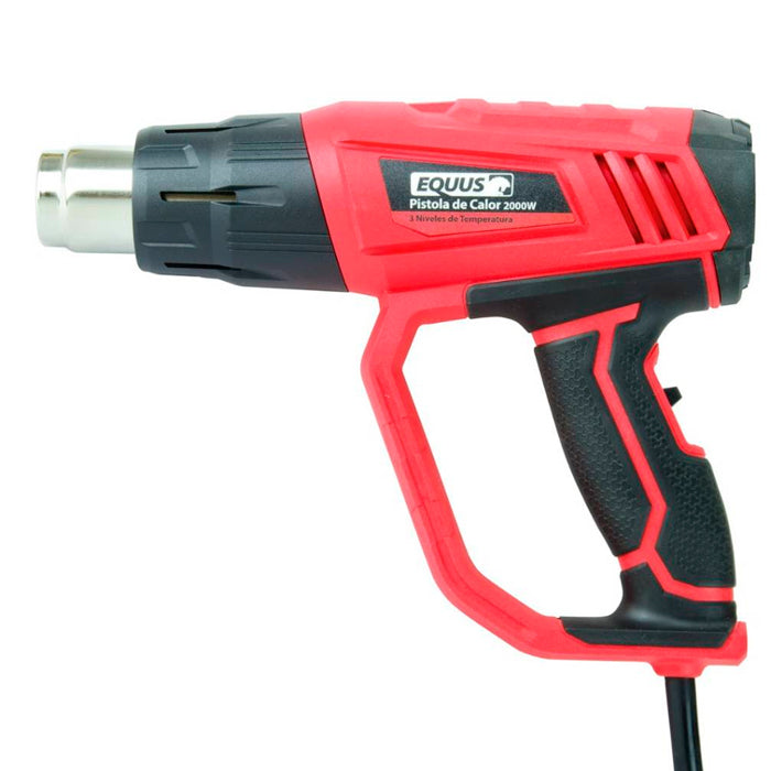 Pistola De Calor 3 Niveles Equus 2000 W 800 Grados