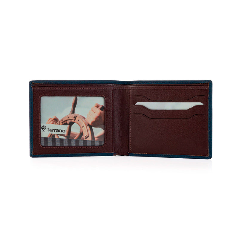 Billetera Cuero Nobuck Clásica