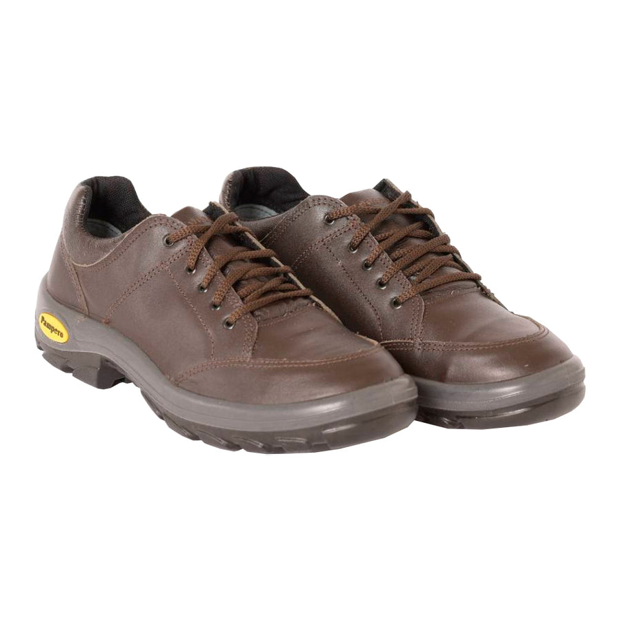 Zapato Pampero de Trabajo Deluxe Marrón con Puntera de PVC