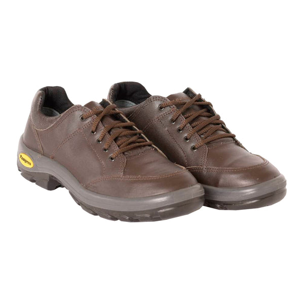 Zapato Pampero de Trabajo Deluxe Marrón con Puntera de PVC