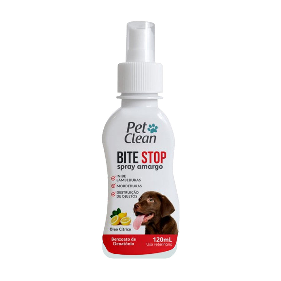 Bite Stop Pet Clean Spray Amargo 120 ml