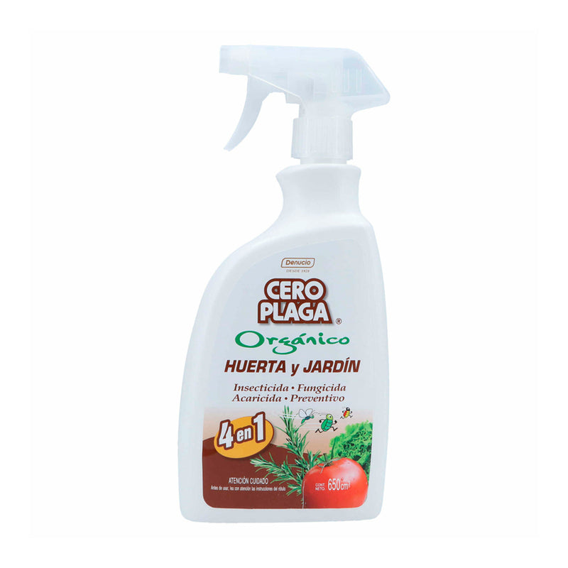 Cero Plaga Huerta y Jardín Orgánico 4 en 1 650 ml