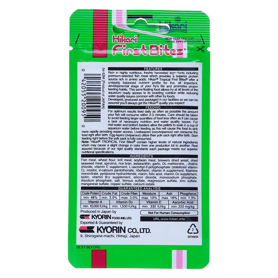 Alimento para Pez Hikari first bites 10gr