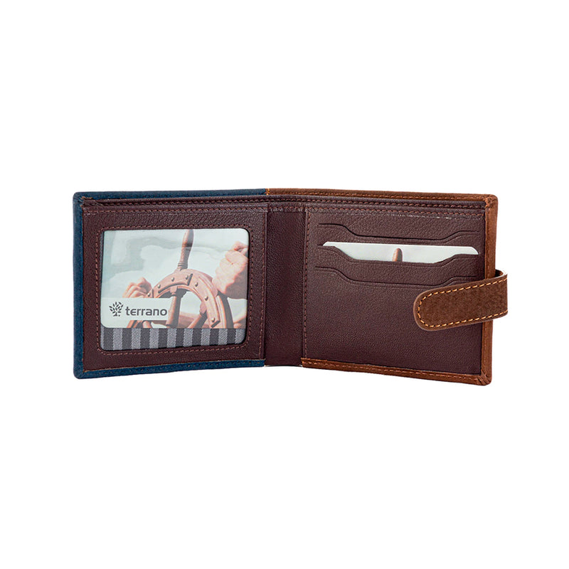 Billetera Nobuck con Presilla