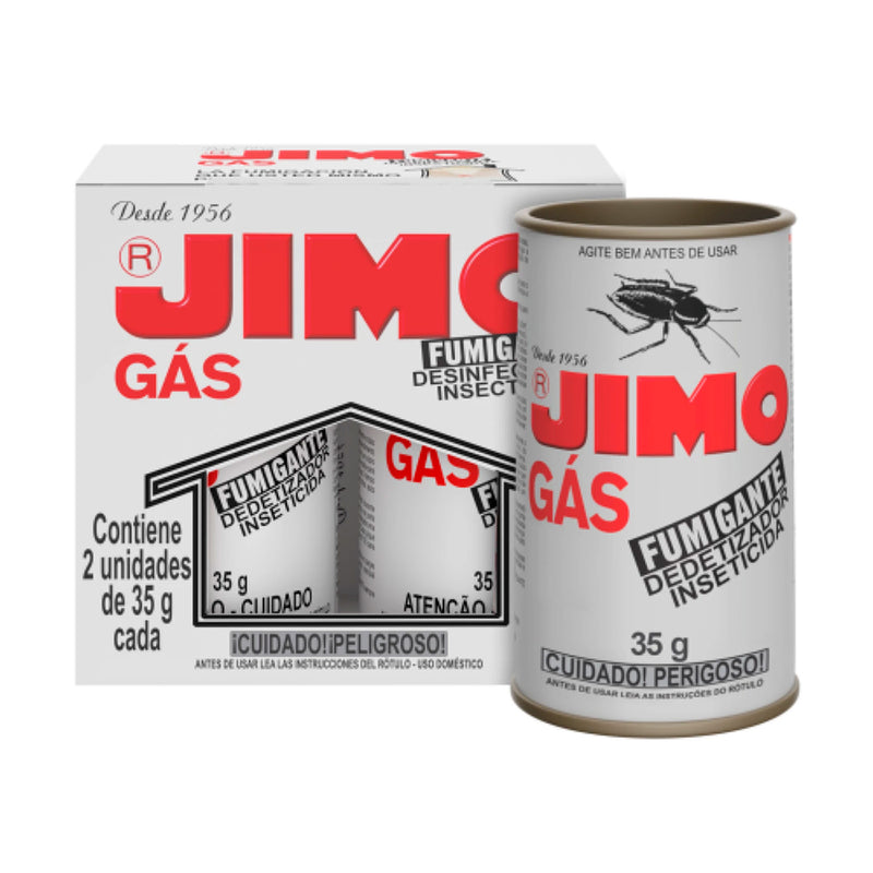 Jimo Gas Insecticida 2 Tubos 35 G