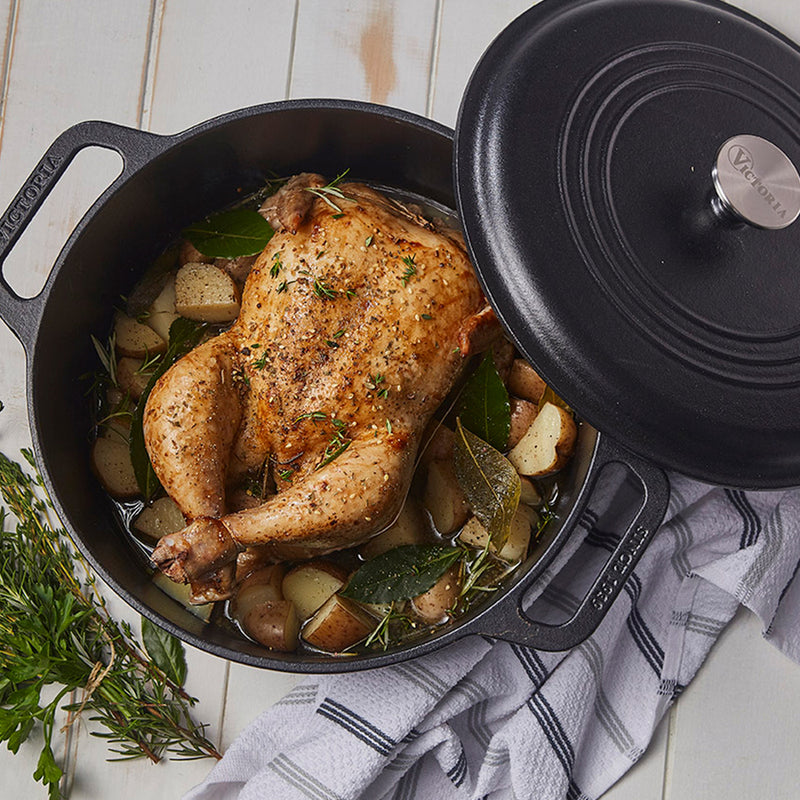 Olla Horno Holandés Hierro Fundido Esmaltado 5.7L Victoria