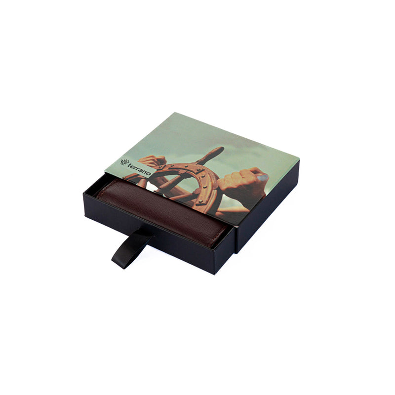 Billetera Cuero con Porta Monedas