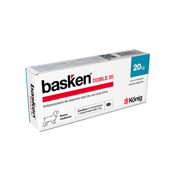 Basken Doble 20 Comprimido x1 (5 KG)