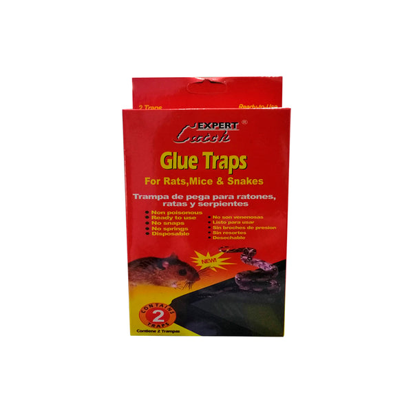 Trampa Adhesiva Glue Traps para Ratones x2 Chico