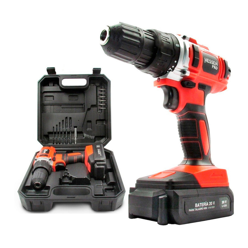 Taladro Impacto Hessen (Puntas y Mechas Maletin)