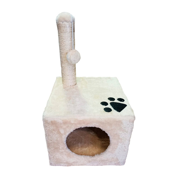 Rascador para Gato Casa y Pelota