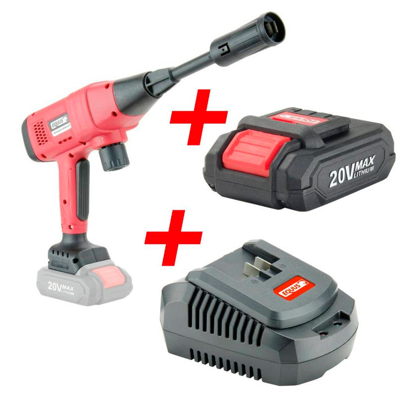 Hidrolavadora Inalambrica Equus 20V Inc Cargador + Bateria