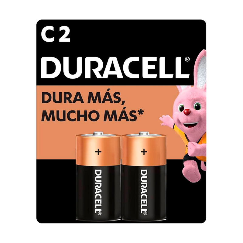 Pilas Duracell Mediana 2 Unidades