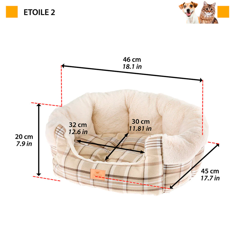 Cama cucha para mascotas Farplast  45 x 46 x 20 cm