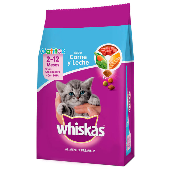 Alimento Whiskas 1 Kg Gatito Carne y Leche