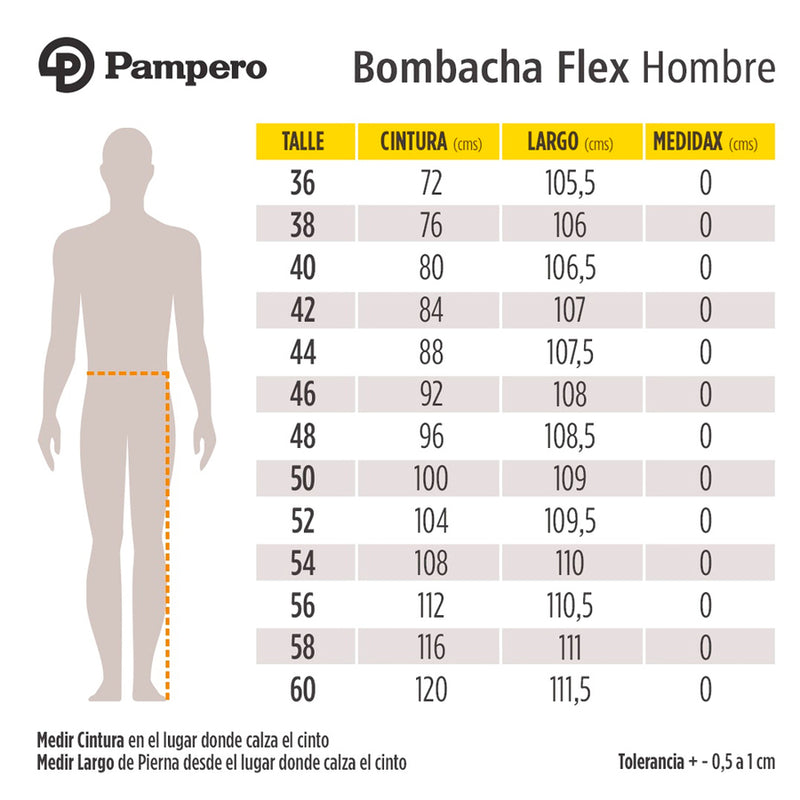 Bombacha Pampero Hombre Flex Verde