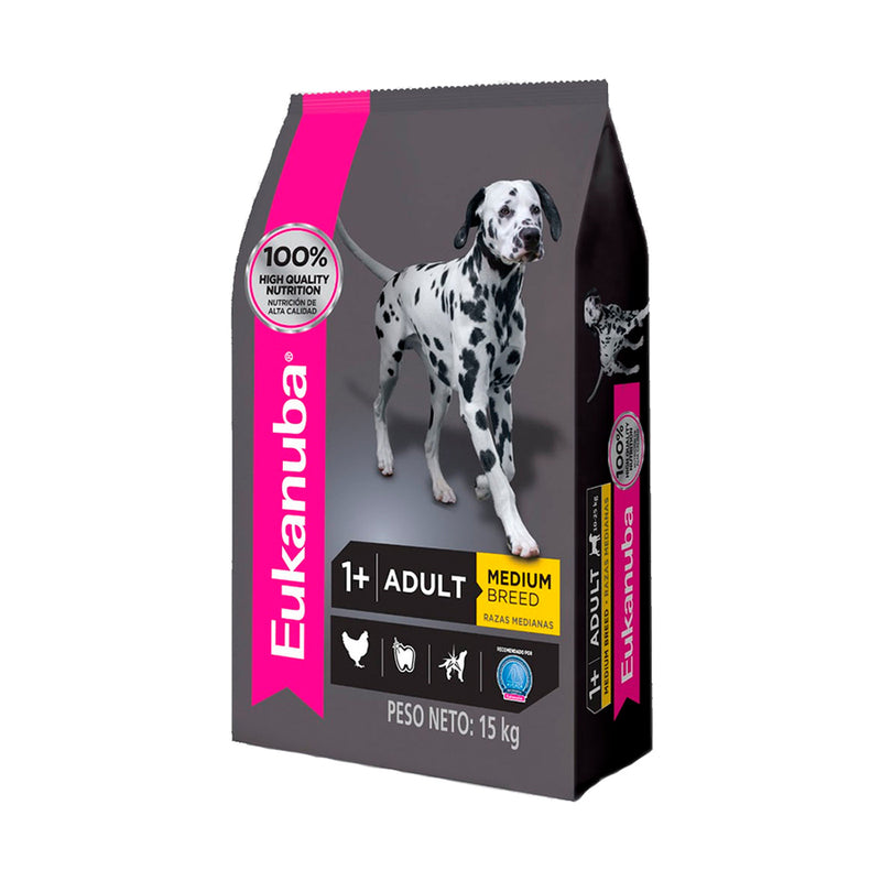 Alimento Eukanuba Adult Medium Breed 15 Kg