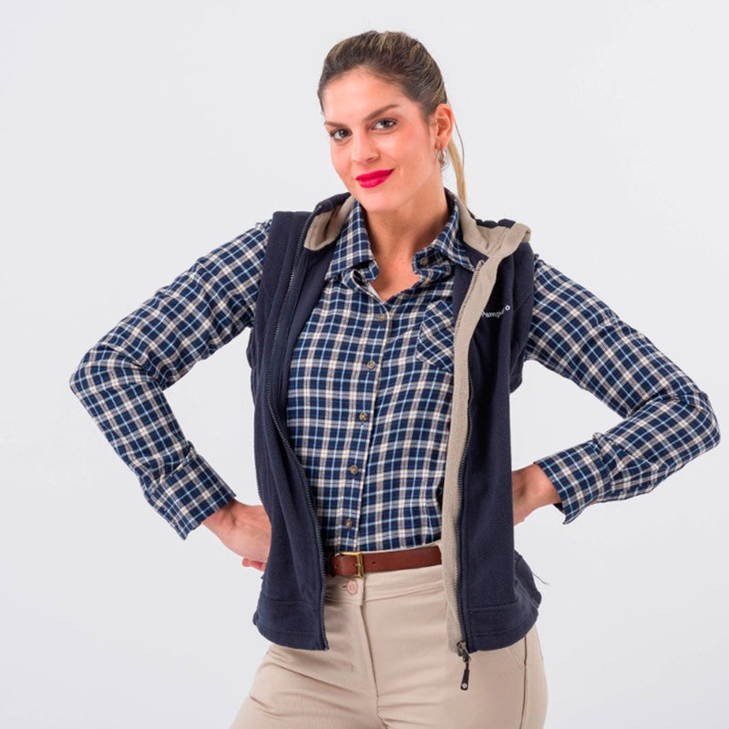 Chaleco Polar Pampero Dama Color Azul