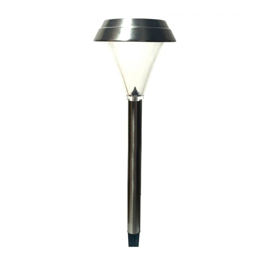 Estaca Decorativa Led Solar Acero Inoxidable 37 cm