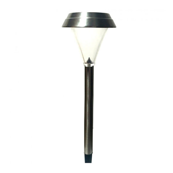 Estaca Decorativa Led Solar Acero Inoxidable 37 cm