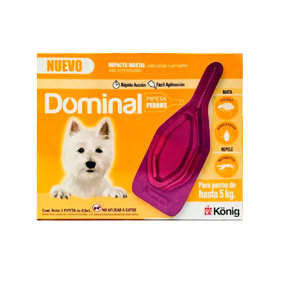 Pipeta Dominal para Perro Hasta 5 KG