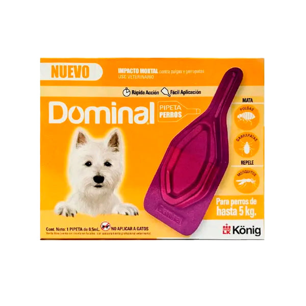 Pipeta Dominal para Perro Hasta 5 KG