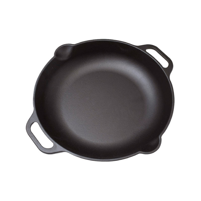 Sartén Paellera de Hierro Fundido Curado 33 cm Victoria
