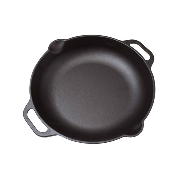 Sartén Paellera de Hierro Fundido Curado 33 cm Victoria