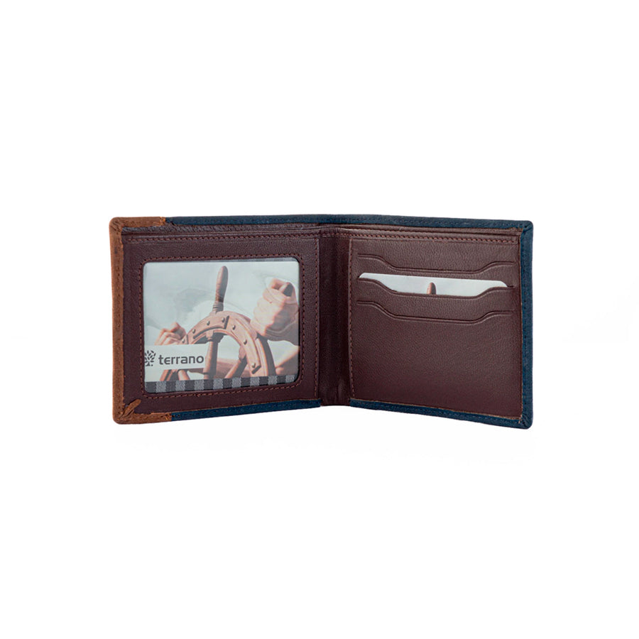 Billetera Nobuck con Vista