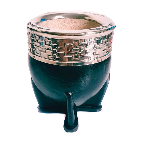 Mate Imperial de Cerámica con Boquilla de Alpaca