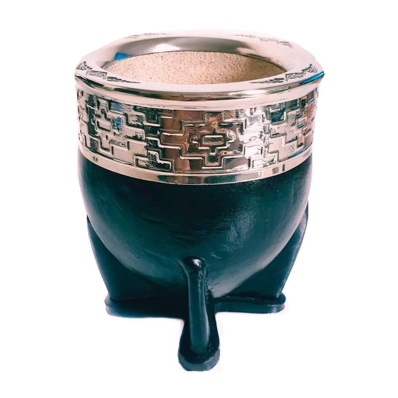 Mate Imperial de Cerámica con Boquilla de Alpaca