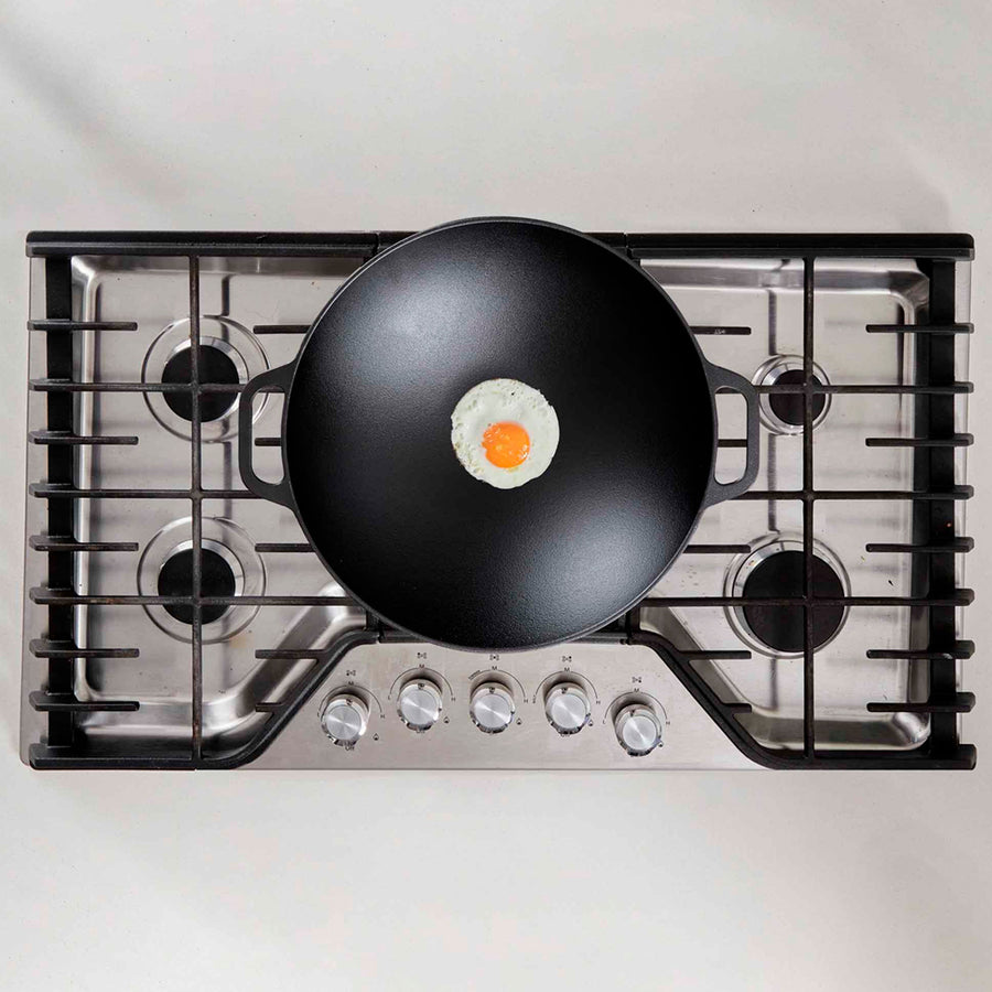 Wok Hierro Esmaltado 35.5cm C/Asas Victoria