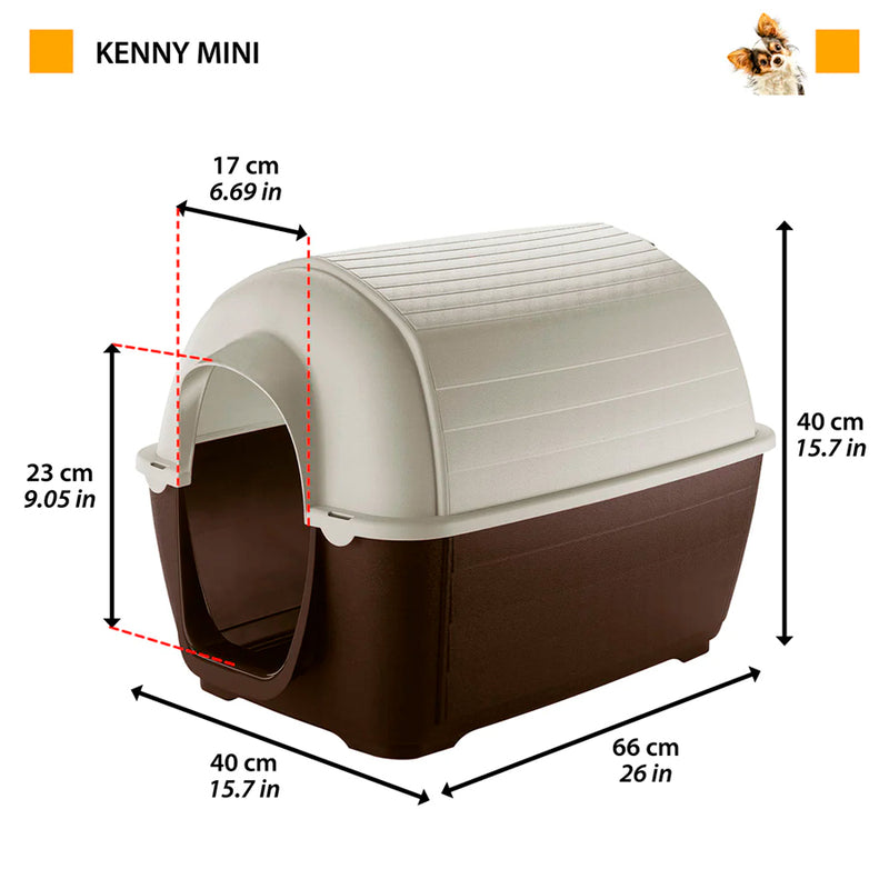 Casa para Perro Kenny Mini Ferplast 40x66x40cm
