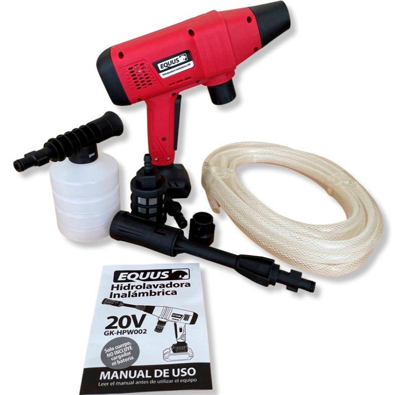 Hidrolavadora Inalambrica Equus 20V Inc Cargador + Bateria