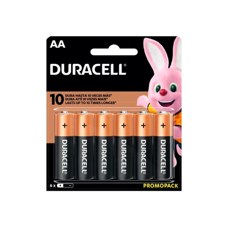 Pilas Duracell AA x 6 Unidades