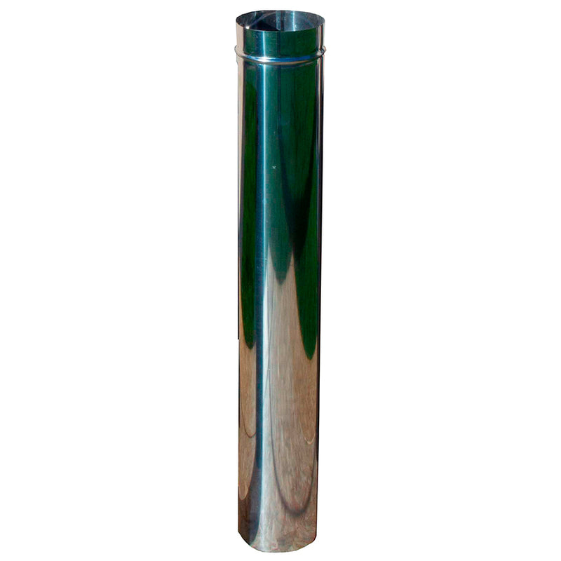 Caño 5''' Acero Inox para Calefactor LM